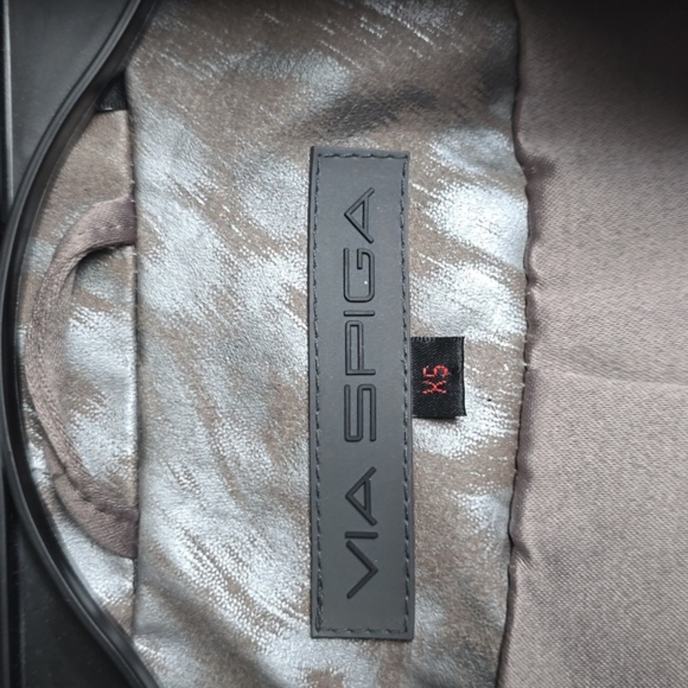 Via SPIGA Stylish Gray Women's Coat - Picture 5 of 6